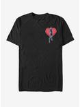 Black Widow Heart T-Shirt, BLACK, hi-res