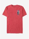 Marvel Captian America Heart Pocket T-Shirt, RED HTR, hi-res