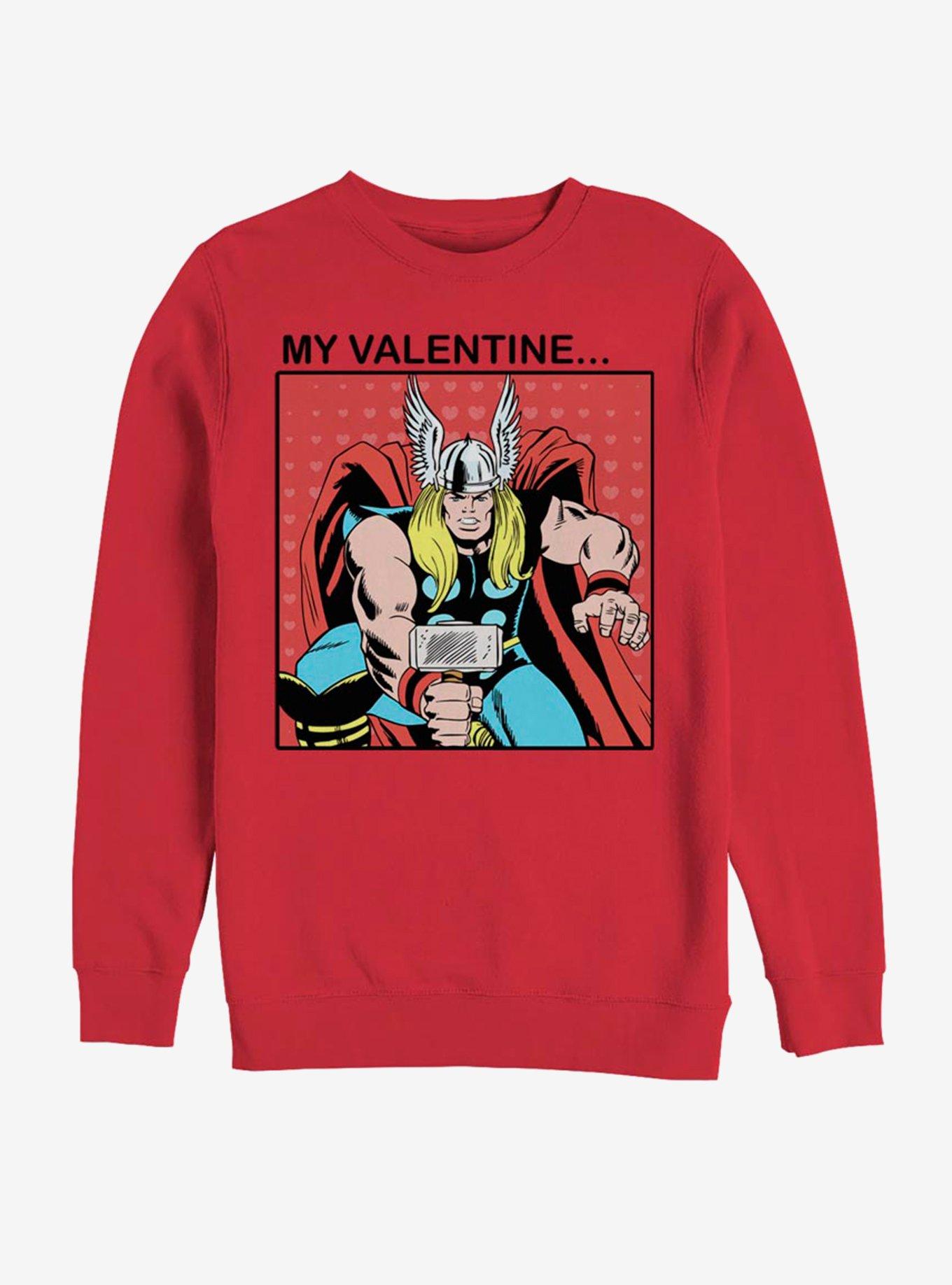 Marvel Thor My Valentine Sweatshirt, , hi-res