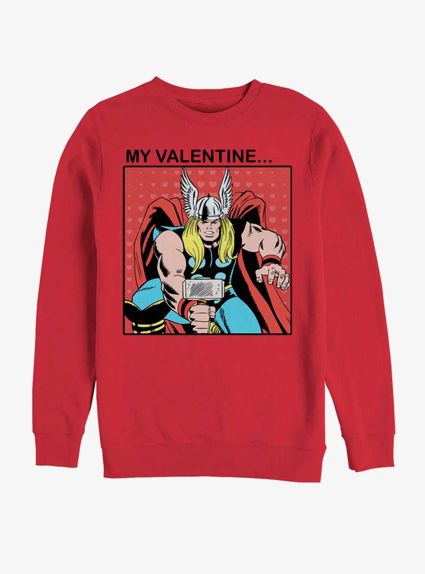 Marvel Thor My Valentine Sweatshirt, , hi-res