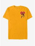 Marvel Ironman Heart T-Shirt, GOLD, hi-res