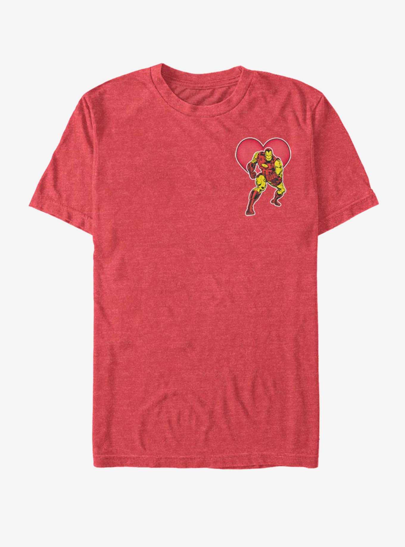 Marvel Ironman Heart T-Shirt, , hi-res