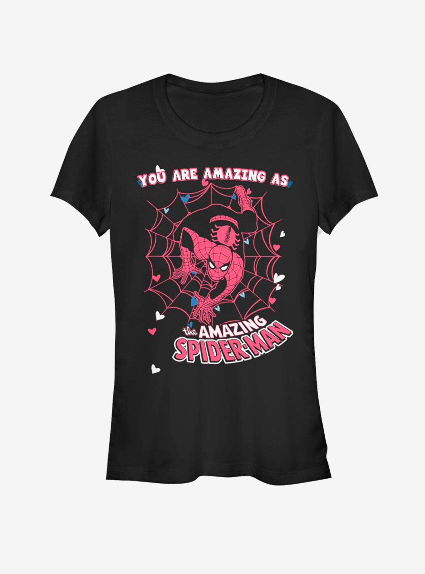 Marvel Spiderman You Are Amazing Girls T-Shirt, BLACK, hi-res