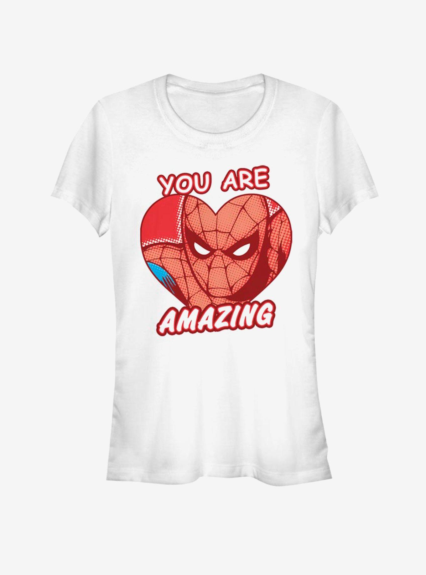 Marvel Spiderman You Are Amazing Girls T-Shirt