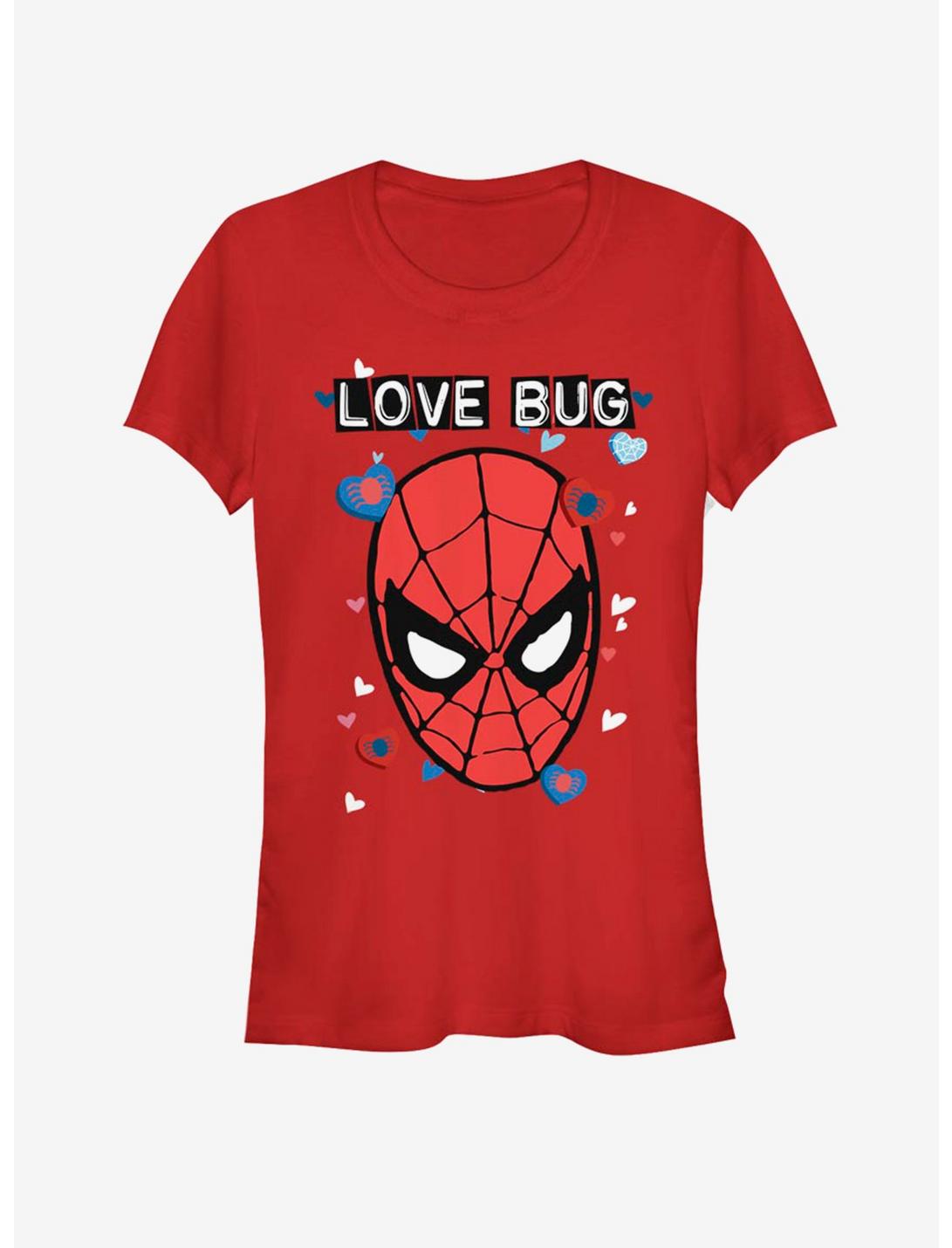 Marvel Spiderman Love Bug Girls T-Shirt, RED, hi-res