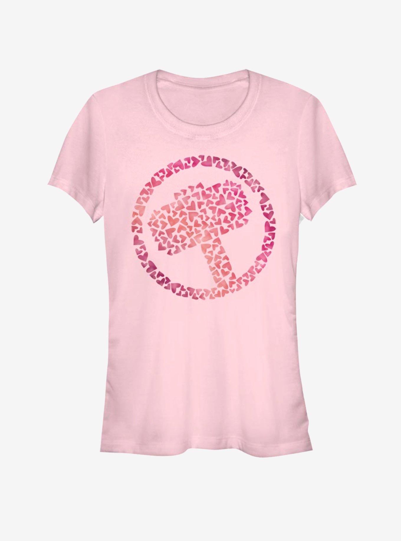 Marvel Thor Heart Hammer Girls T-Shirt