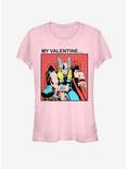 Marvel Thor My Valentine Girls T-Shirt, LIGHT PINK, hi-res