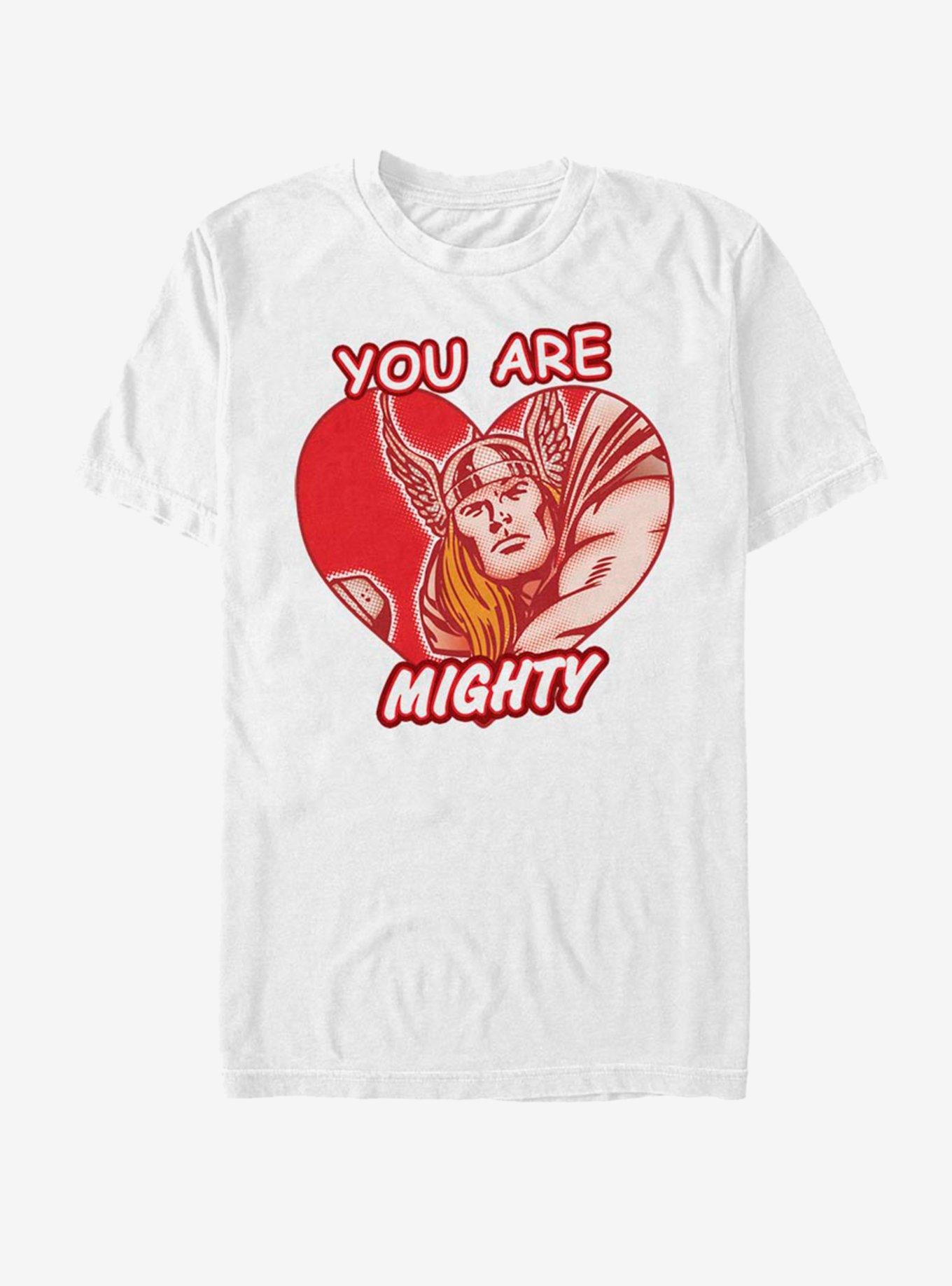 Marvel Thor Mighty Heart T-Shirt, WHITE, hi-res