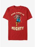 Marvel Thor Mighty Love Valentine T-Shirt, RED, hi-res