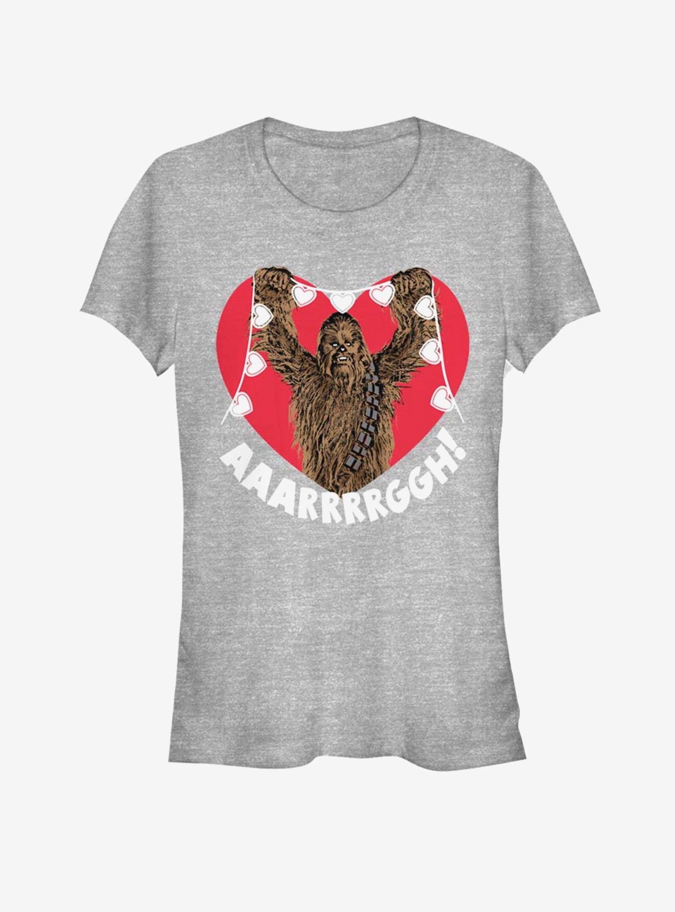 Star Wars Chewie Valentine Hearts Girls T-Shirt, , hi-res