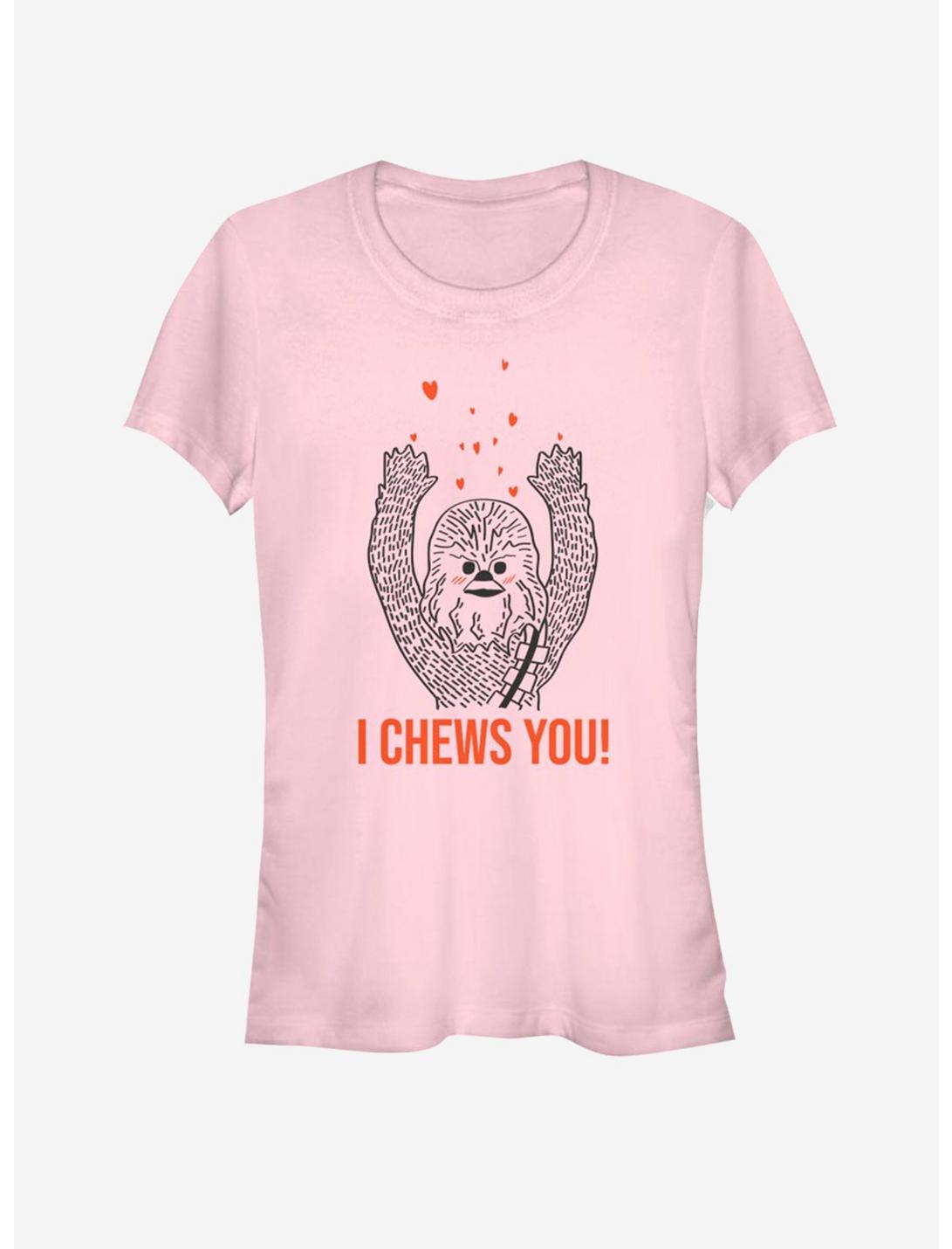 Star Wars I Chews You Chewie Girls T-Shirt, LIGHT PINK, hi-res
