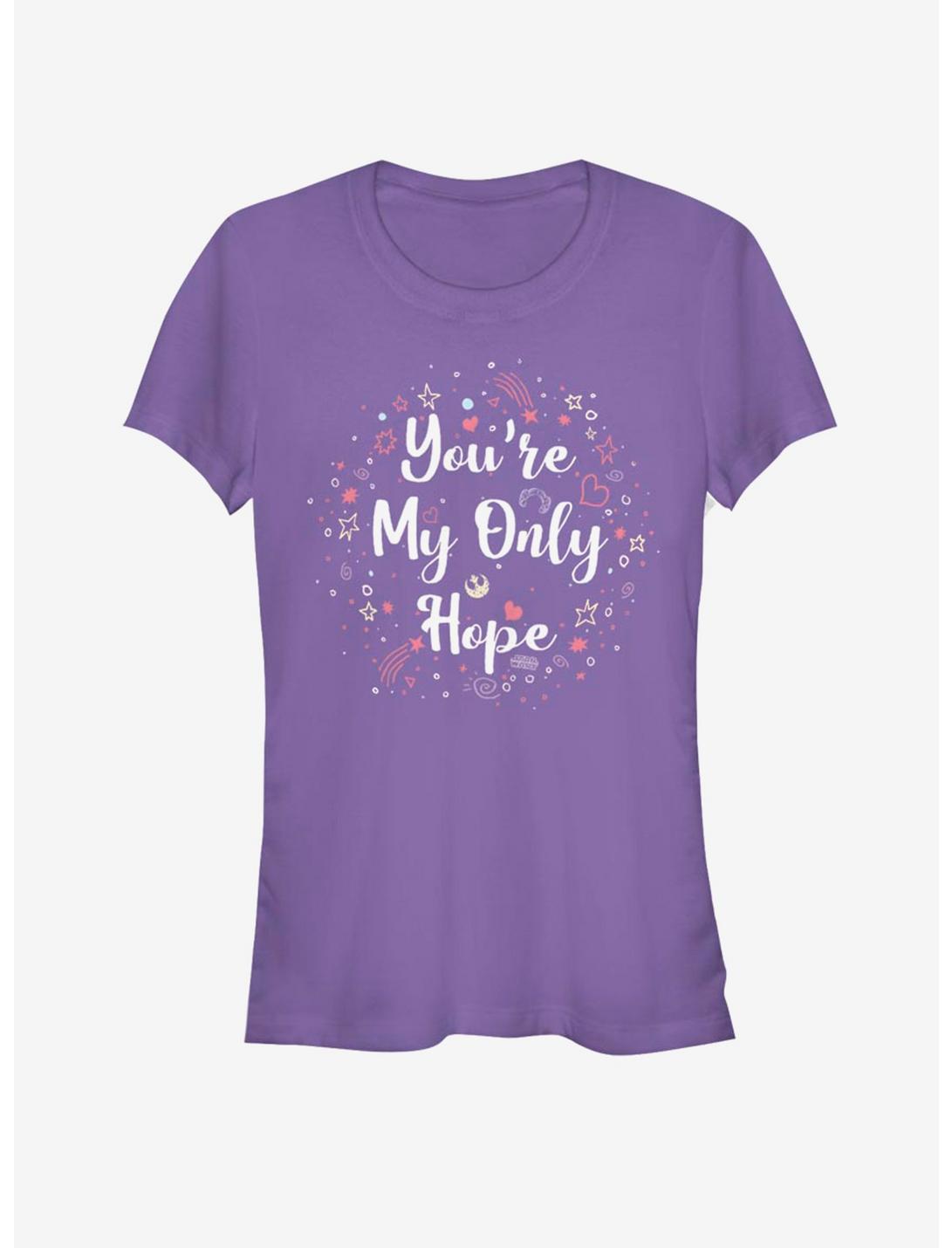 Star Wars Only Hope Girls T-Shirt, PURPLE, hi-res