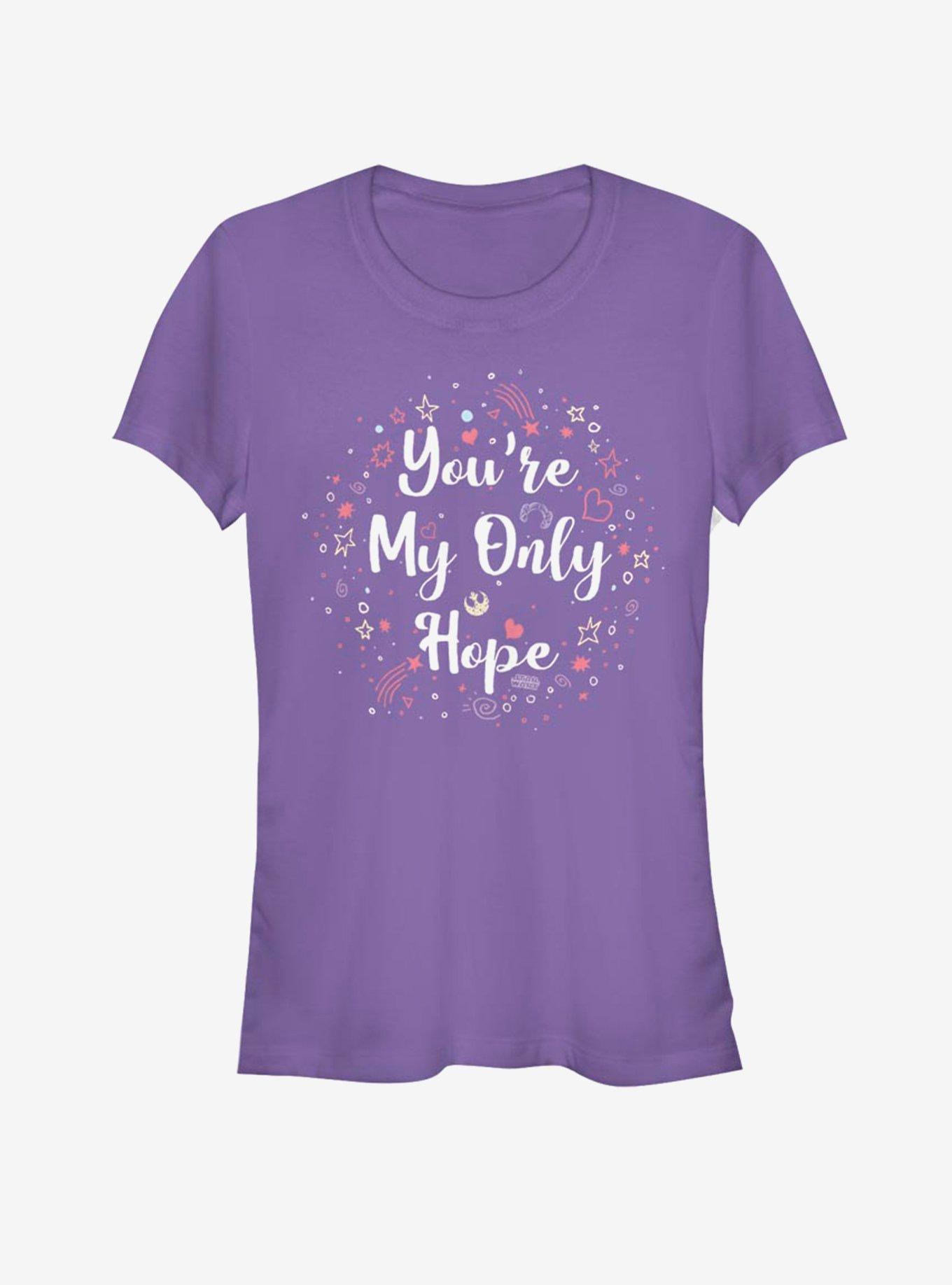 Star Wars Only Hope Girls T-Shirt, PURPLE, hi-res