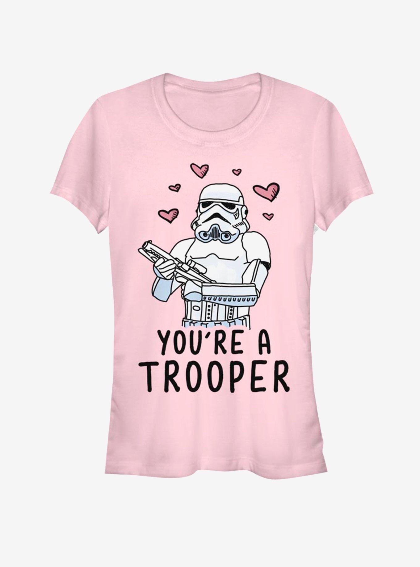 Star Wars Trooper Love Girls T-Shirt