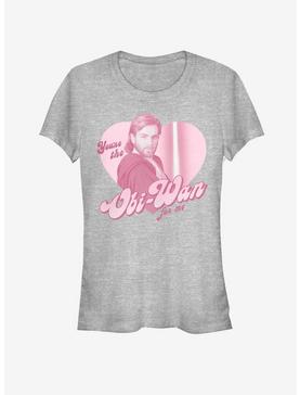 Star Wars You're The Obi-Wan For Me Valentine Girls T-Shirt, , hi-res