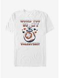 Star Wars BB My Valentine T-Shirt, WHITE, hi-res