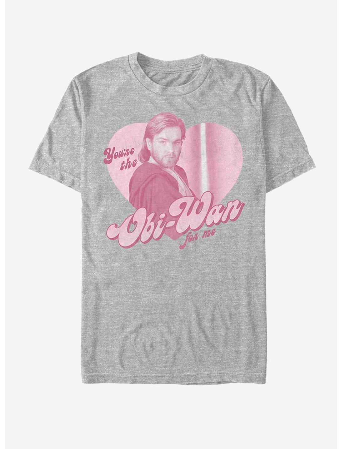 Star Wars You're The Obi-Wan For Me Valentine T-Shirt, ATH HTR, hi-res