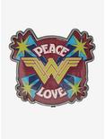 DC Comics Wonder Woman Peace Love Enamel Pin, , hi-res