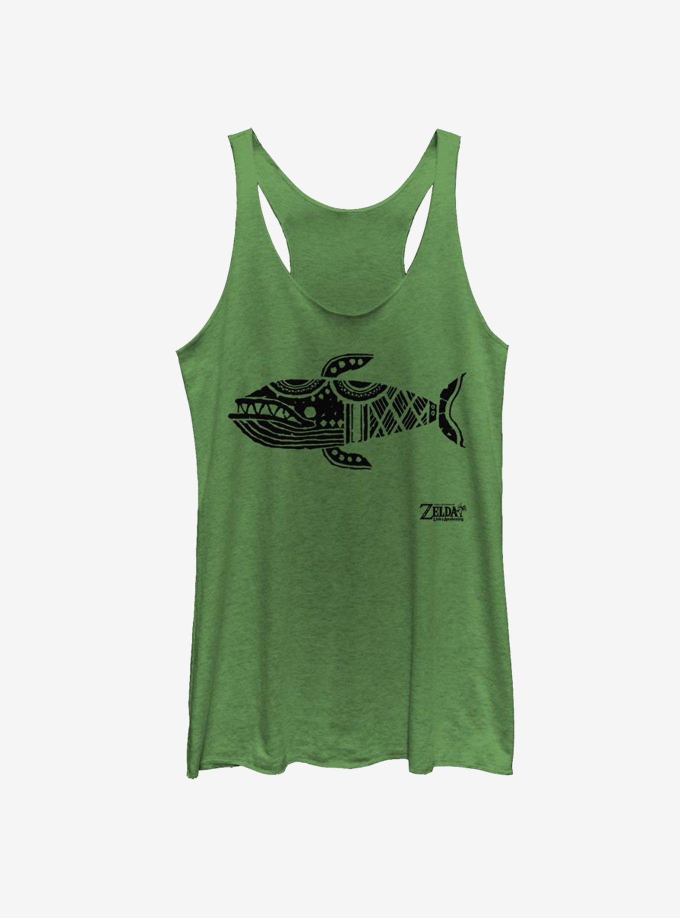 Nintendo The Legend of Zelda: Link's Awakening Whale Glyph Womens Tank Top, ENVY, hi-res