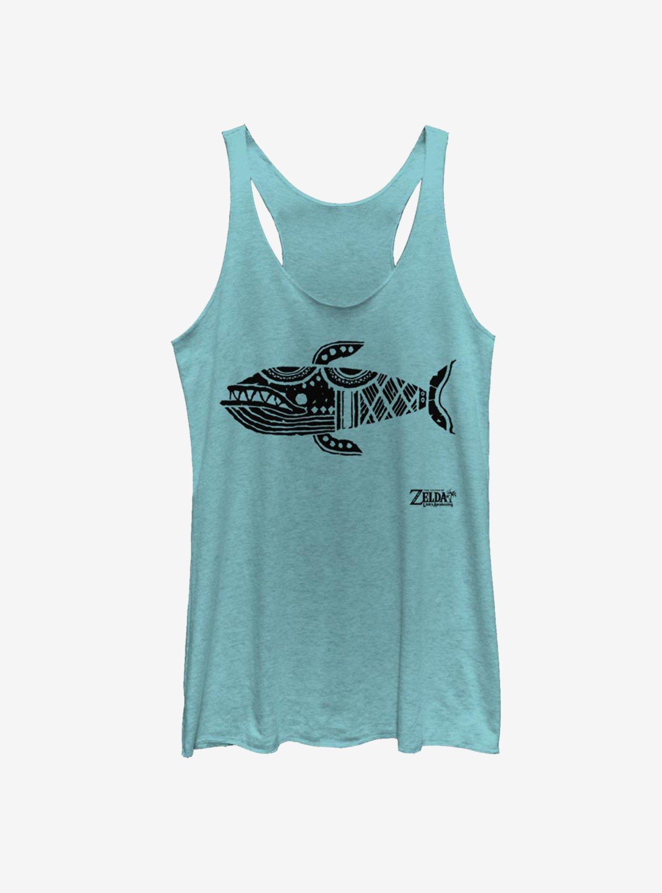 Nintendo The Legend of Zelda: Link's Awakening Whale Glyph Womens Tank Top, , hi-res