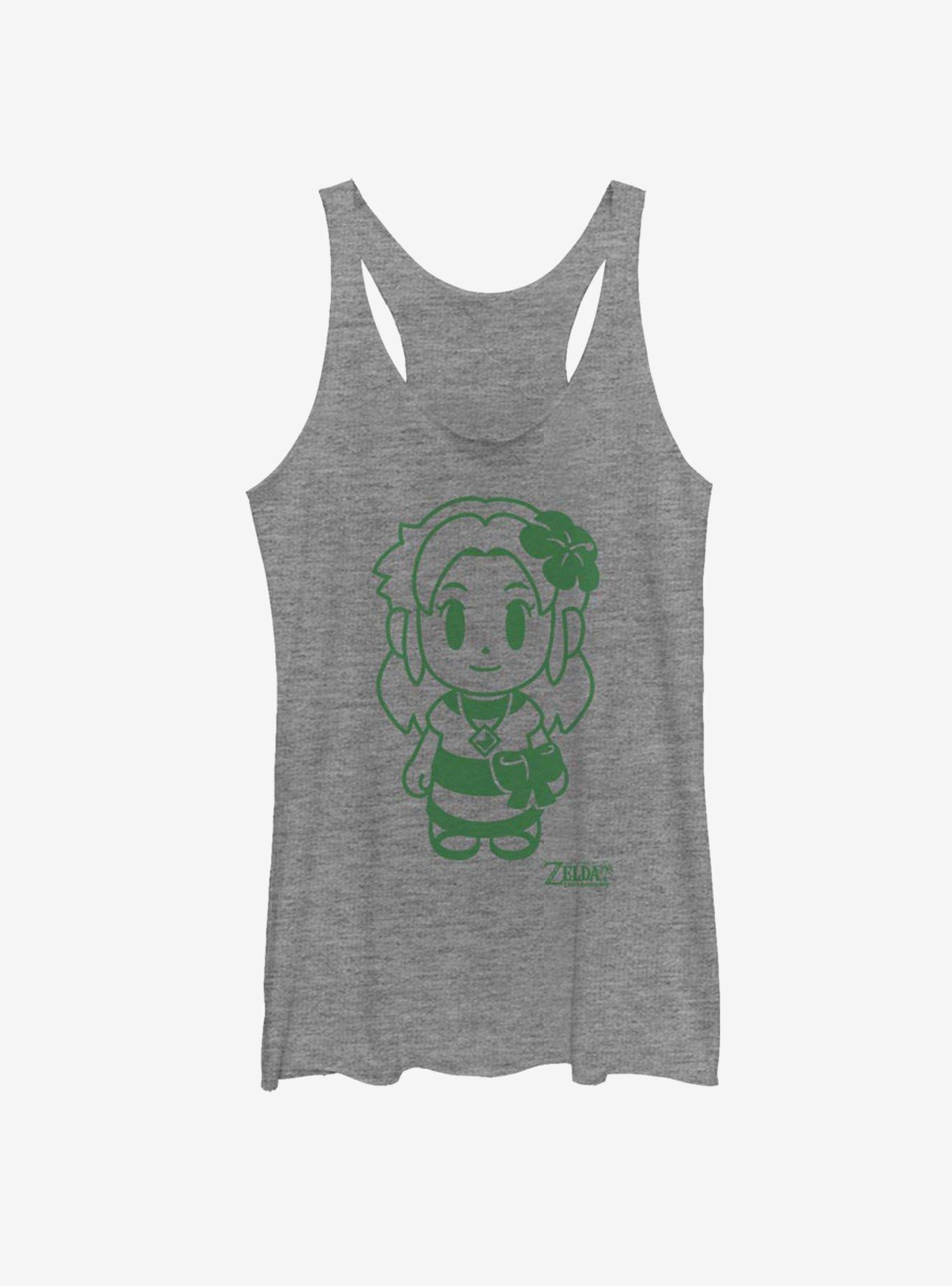 Nintendo The Legend of Zelda: Link's Awakening Marin Avatar Outline Womens Tank Top, , hi-res