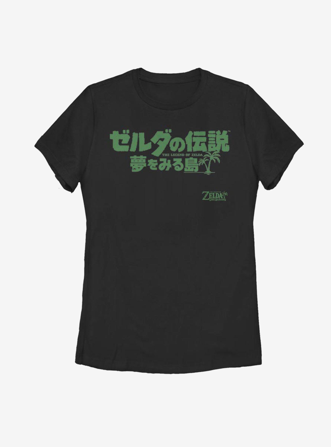 Nintendo The Legend of Zelda: Link's Awakening Japanese Logo Womens T-Shirt, , hi-res