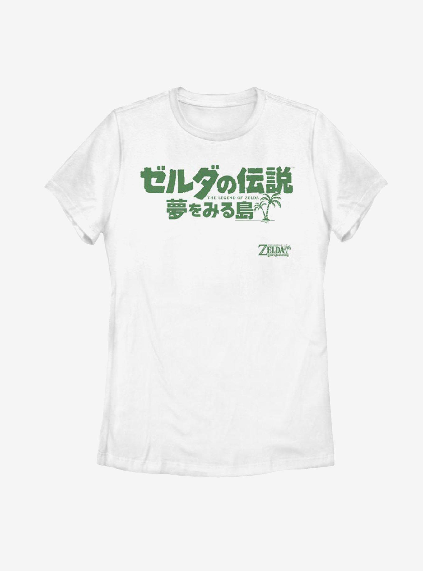 Nintendo The Legend of Zelda: Link's Awakening Japanese Logo Womens T-Shirt, , hi-res