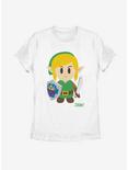 Nintendo The Legend of Zelda: Link's Awakening Link Avatar Color Womens T-Shirt, WHITE, hi-res