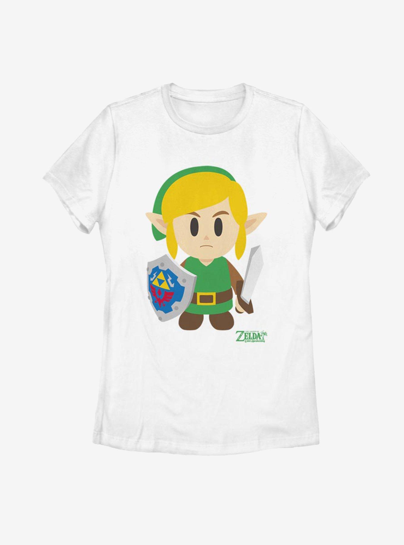 Nintendo The Legend of Zelda: Link's Awakening Link Avatar Color Womens T-Shirt, WHITE, hi-res