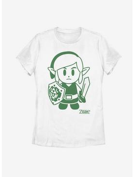 Nintendo The Legend of Zelda: Link's Awakening Link Avatar Outline Womens T-Shirt, , hi-res
