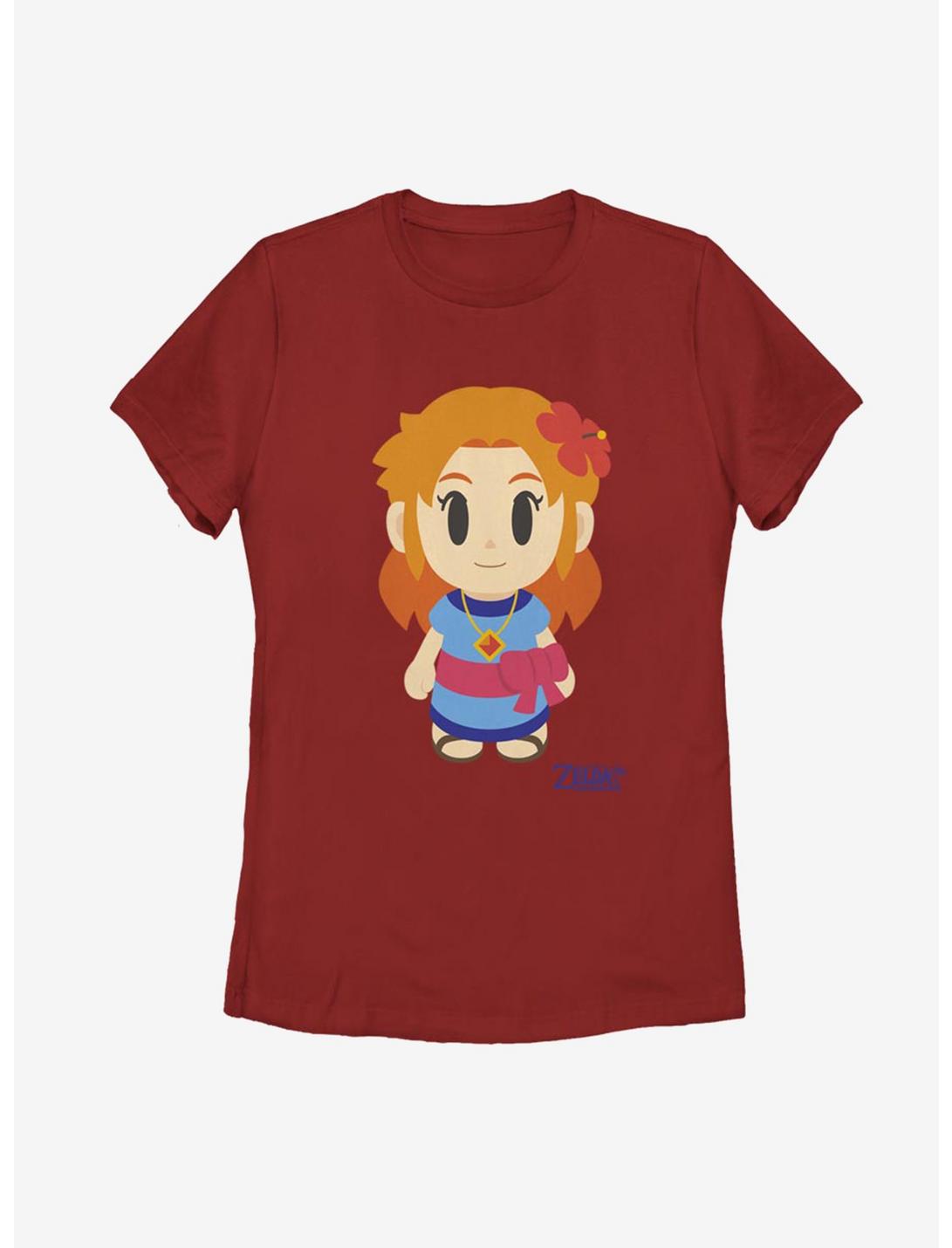 Nintendo The Legend of Zelda: Link's Awakening Marin Avatar Color Womens T-Shirt, RED, hi-res