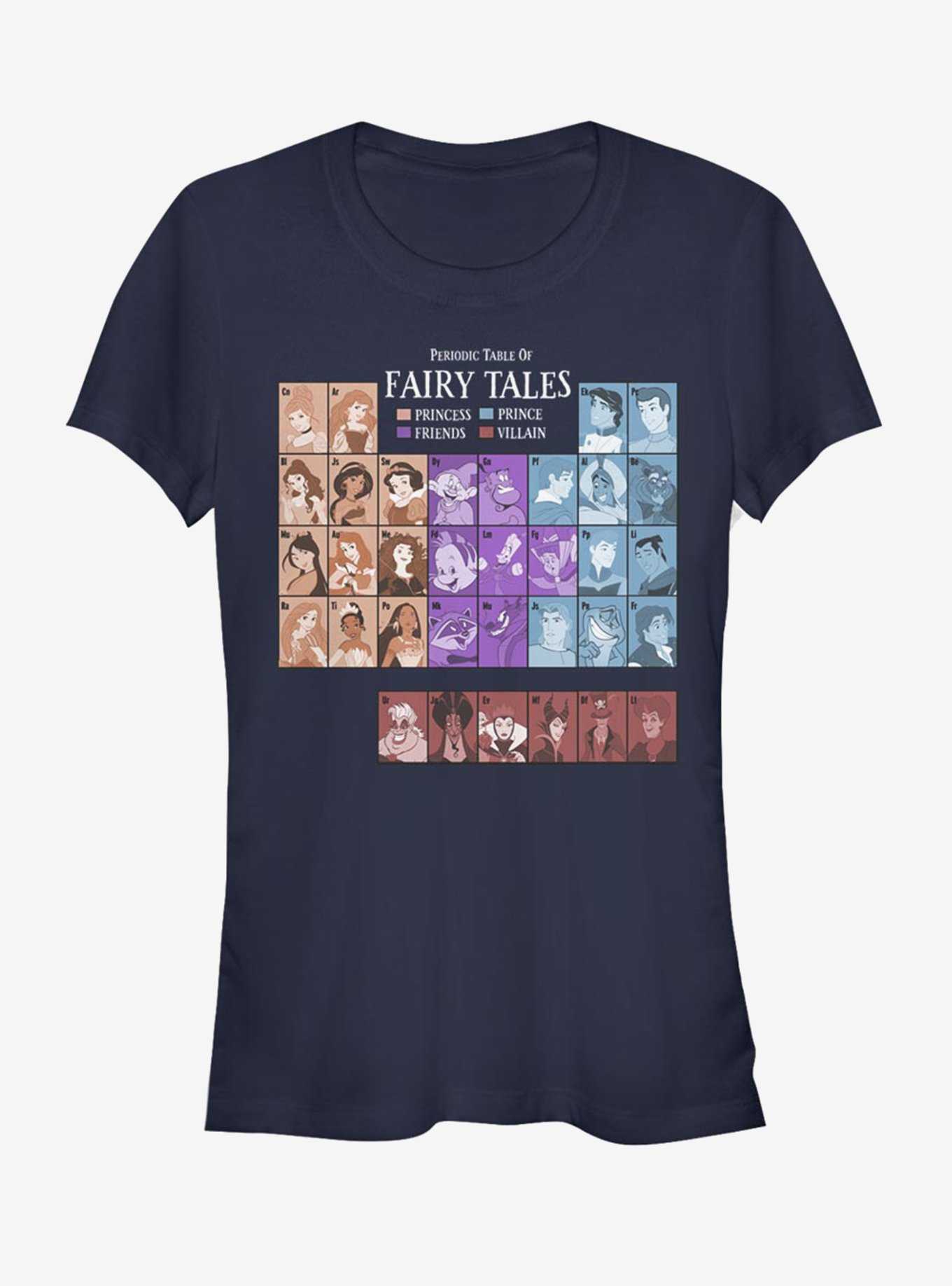 Disney Characters Periodic Table Of Fairy Tales Girls T-Shirt, , hi-res