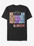 Disney Characters Periodic Table Of Fairy Tales T-Shirt, BLACK, hi-res