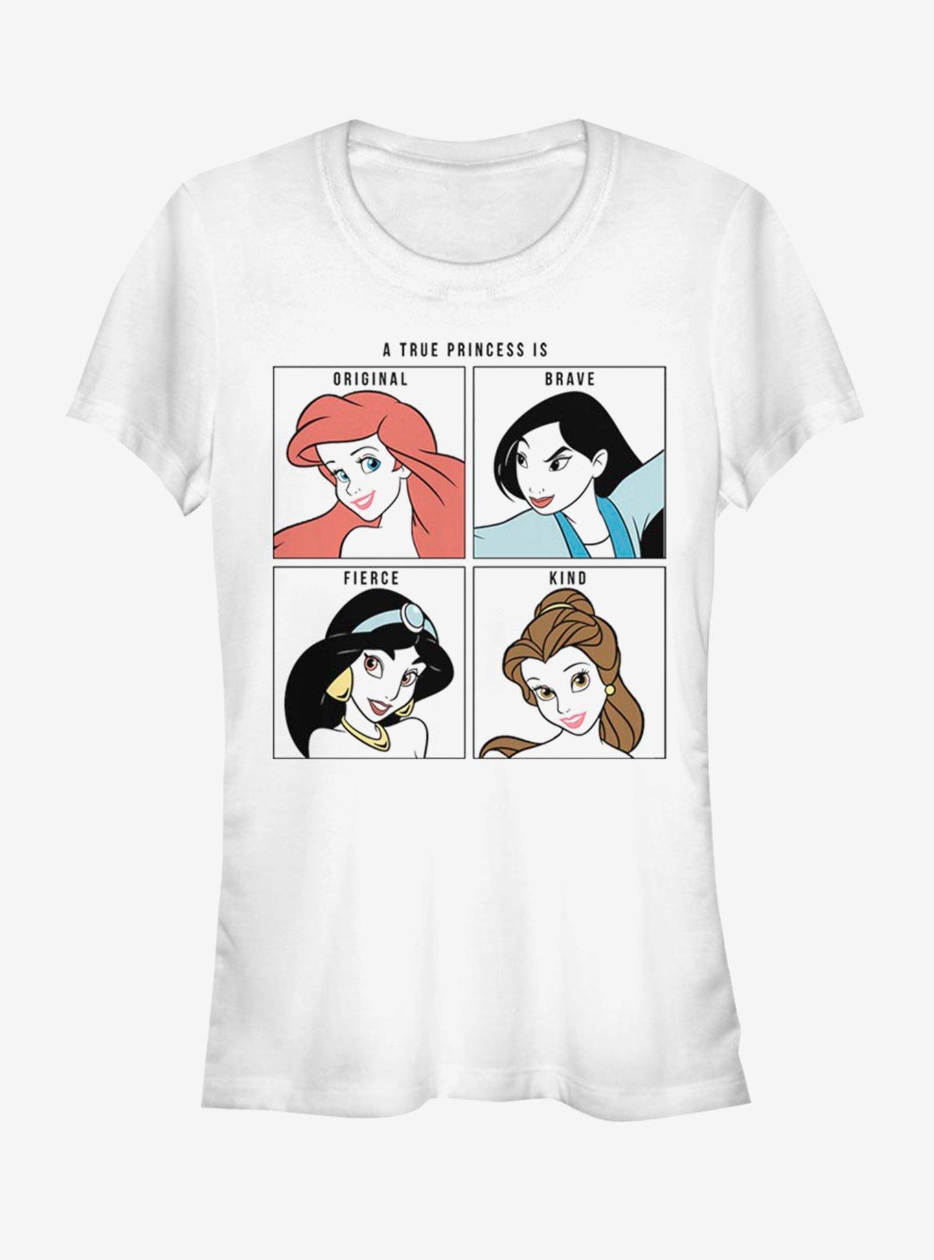 Disney Princess Portrait Power Girls T-Shirt, WHITE, hi-res
