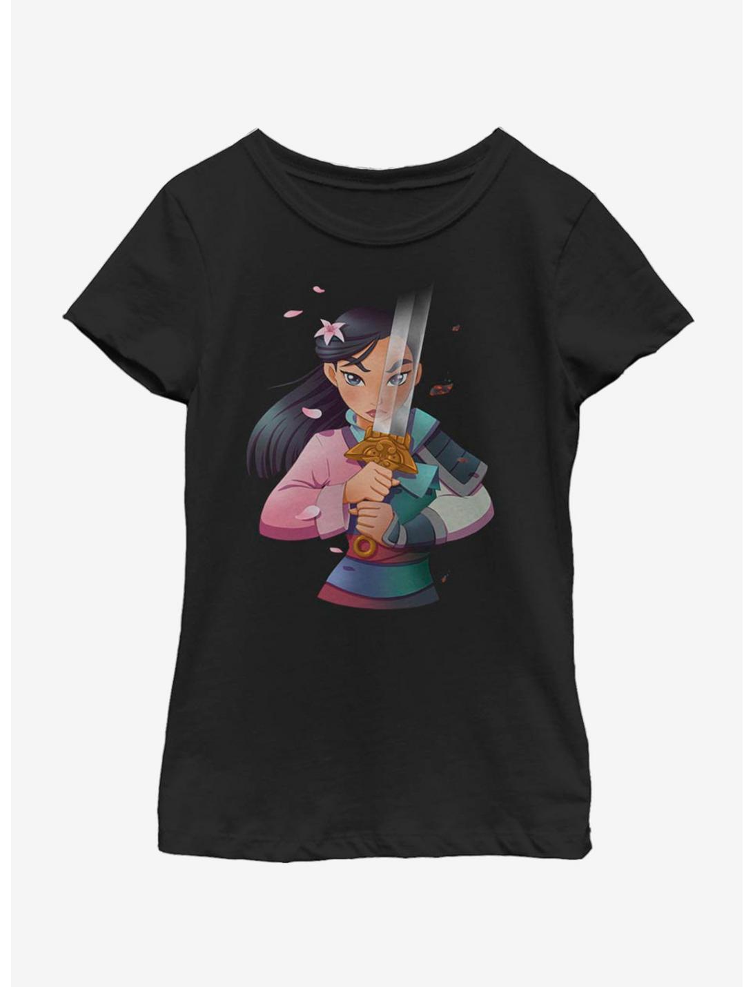 Disney Mulan Anime Mulan Youth Girls T-Shirt, BLACK, hi-res