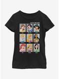 Disney Princesses Class Of Ever After Color Youth Girls T-Shirt, BLACK, hi-res