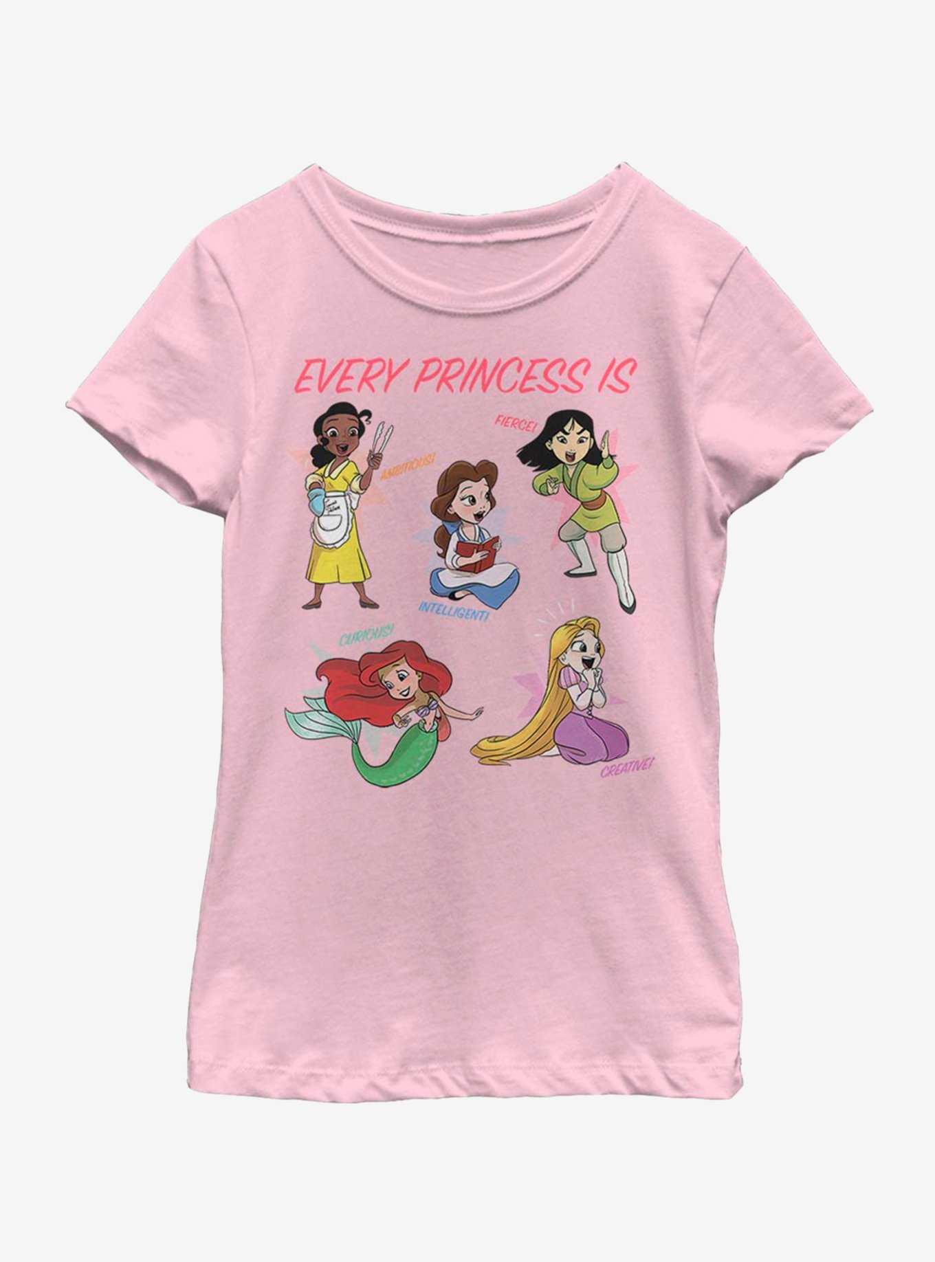 Disney Princesses Every Princess Youth Girls T-Shirt, , hi-res