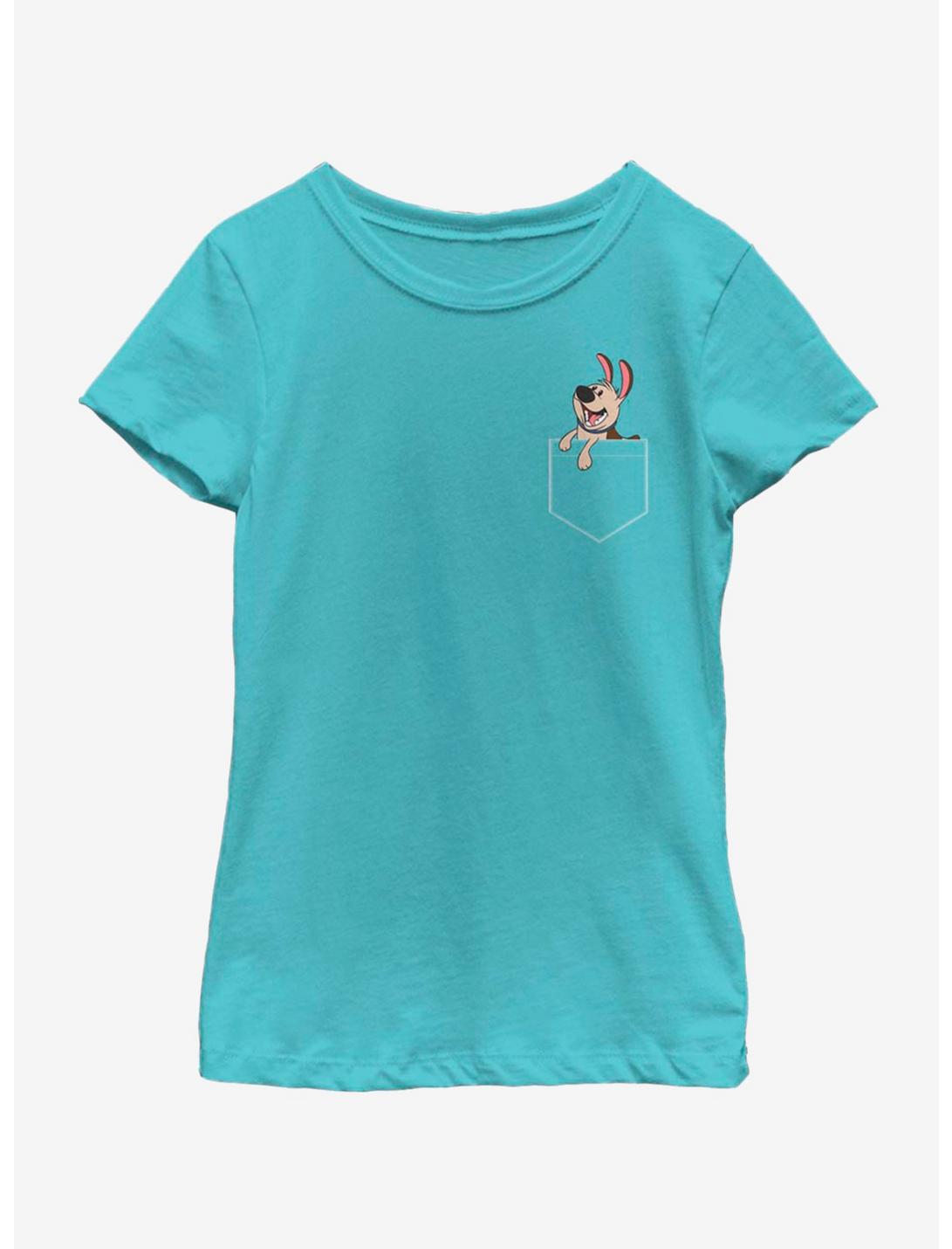 Disney Mulan Little Brother Faux Pocket Youth Girls T-Shirt, TAHI BLUE, hi-res