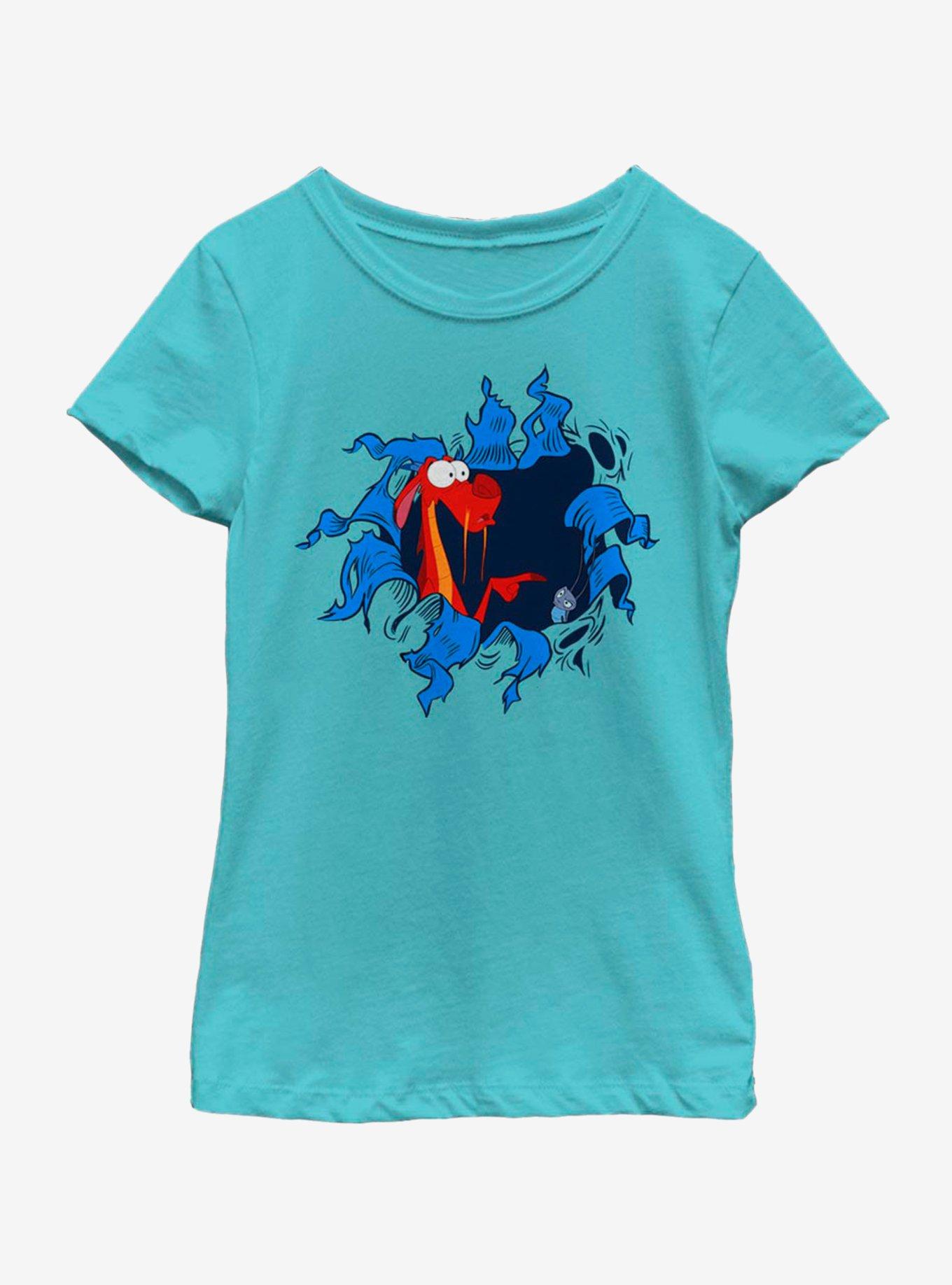 Disney Mulan Mushu Cri-Kee Explosion Youth Girls T-Shirt, , hi-res