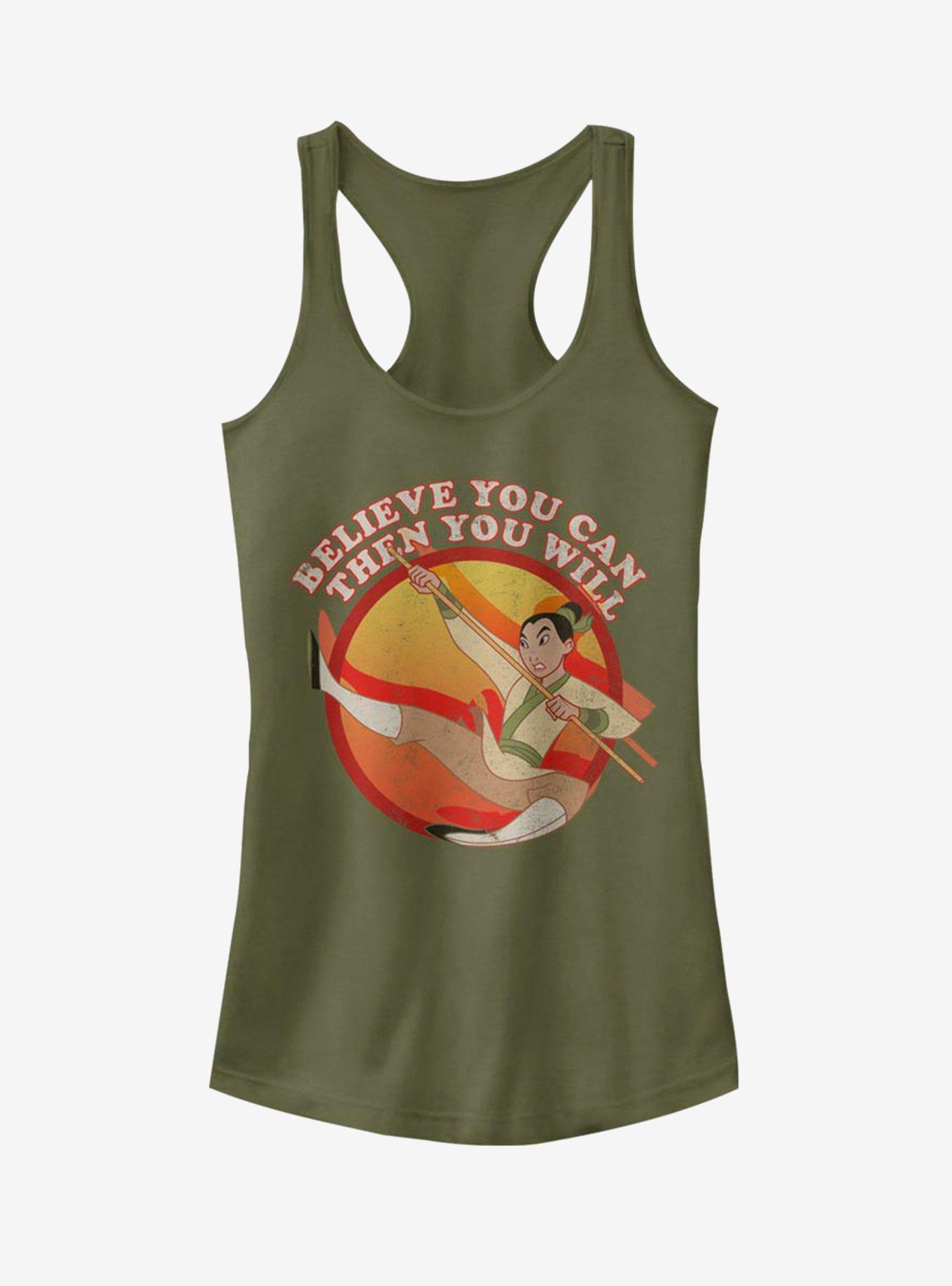 Disney Mulan Warrior Make A Man Girls Tank