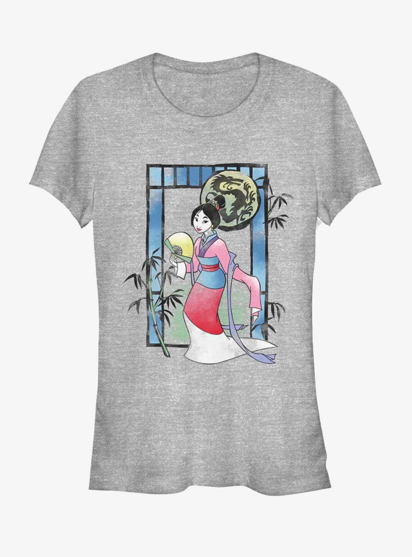 Disney Mulan Watercolor Garden Girls T-Shirt, , hi-res
