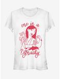 Disney Mulan One In A Dynasty Girls T-Shirt, WHITE, hi-res