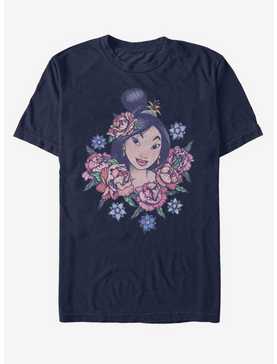 Disney Mulan Floral Portrait T-Shirt, , hi-res