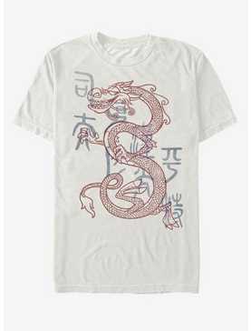Disney Mulan Mushu Dragon Outline T-Shirt, , hi-res