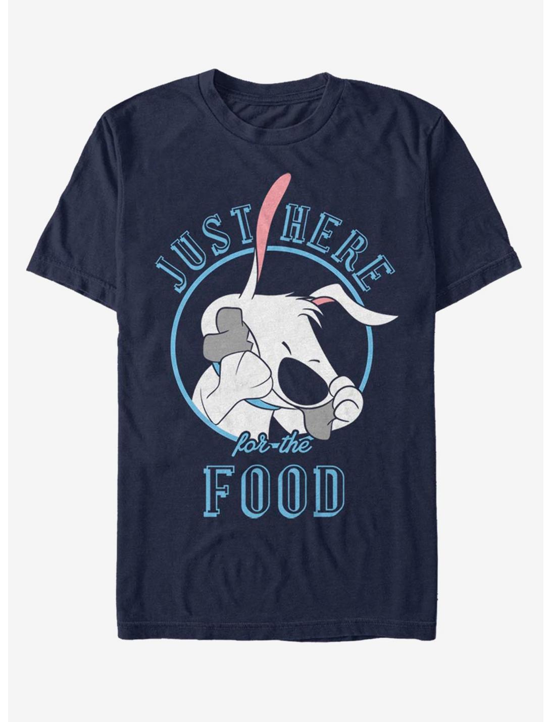 Disney Mulan Little Brother Just Here For The Food T-Shirt, NAVY, hi-res