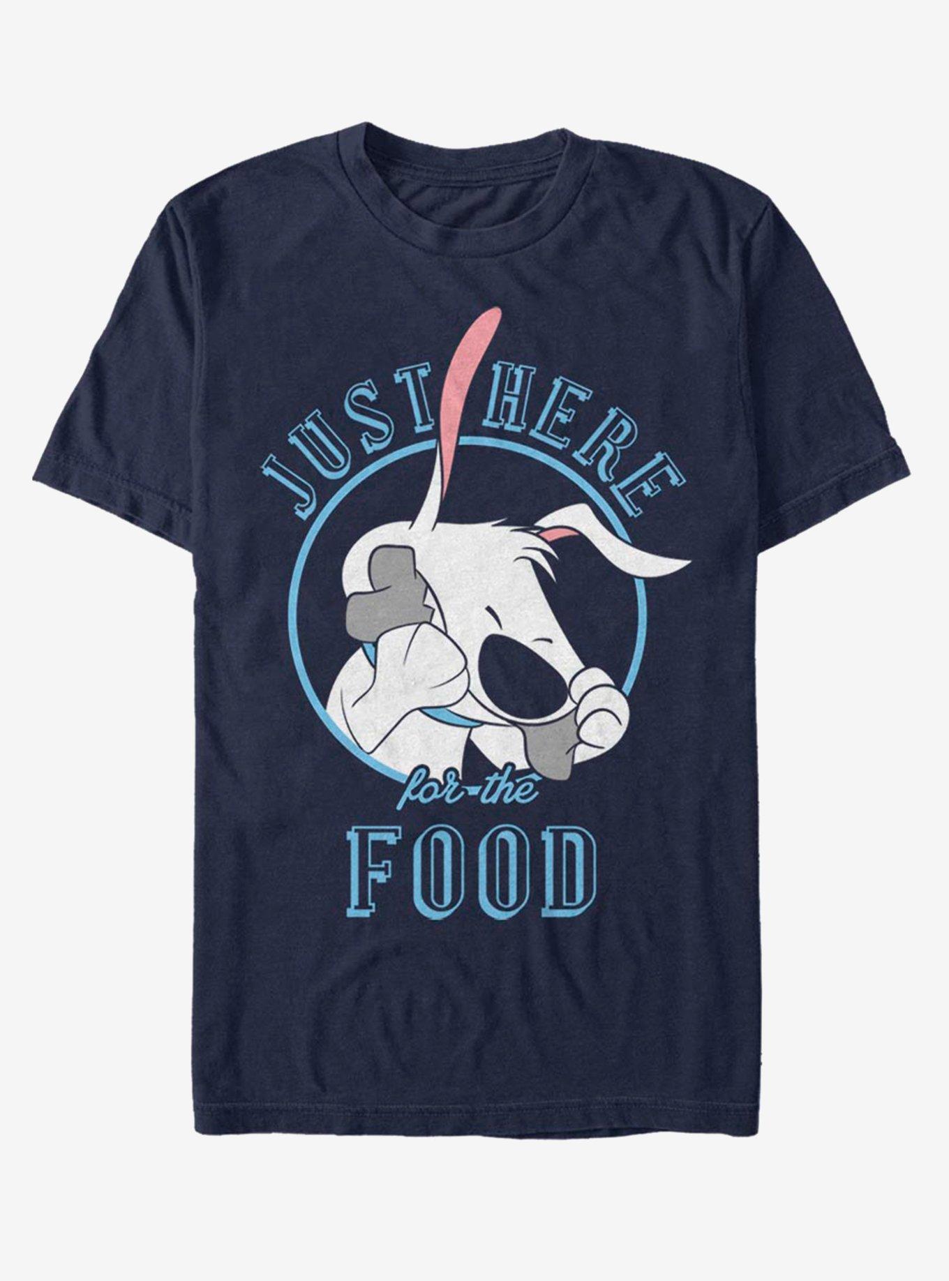 Disney Mulan Little Brother Just Here For The Food T-Shirt, NAVY, hi-res