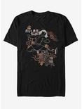 Disney Mulan Ouline 1998 T-Shirt, BLACK, hi-res