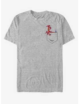Disney Mulan Mushu And Cricket Pocket T-Shirt, , hi-res