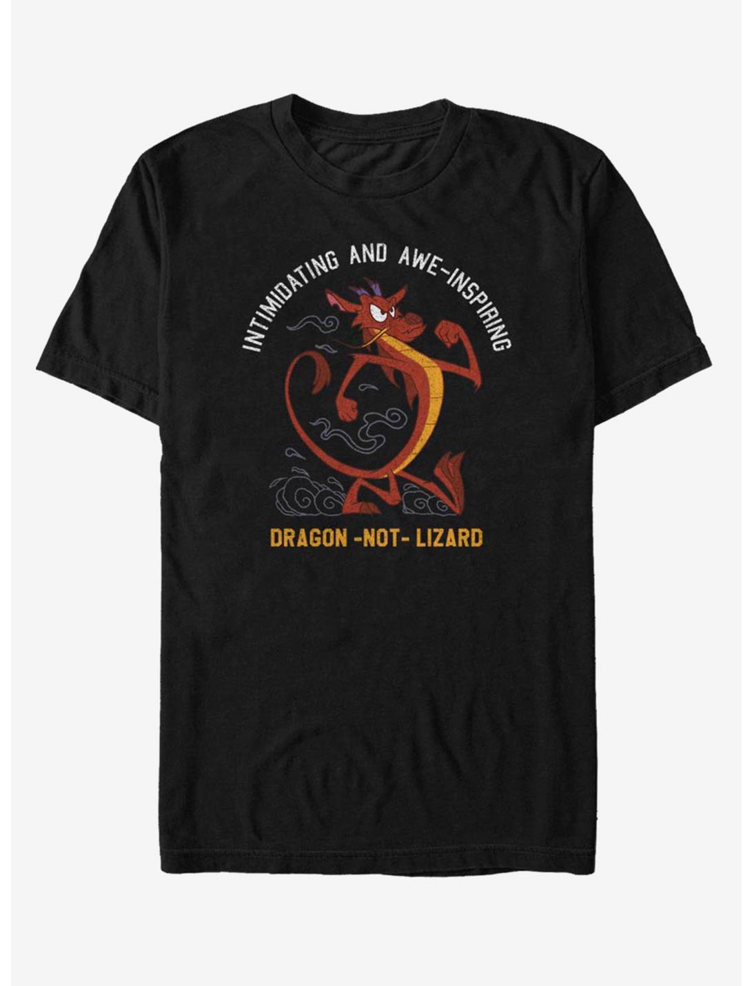 Disney Mulan Intimidating Dragon Mushu T-Shirt, BLACK, hi-res
