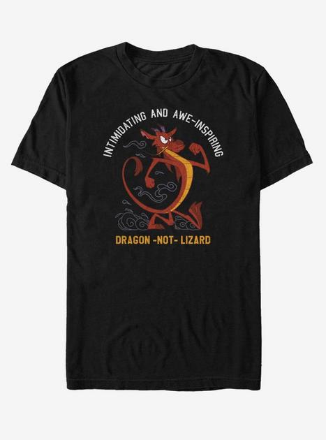 Disney Mulan Intimidating Dragon Mushu T-Shirt - BLACK | Hot Topic